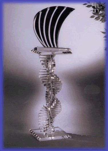 Acrylic Pedestal Ornament