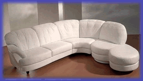 Contemporary Leather Sofa